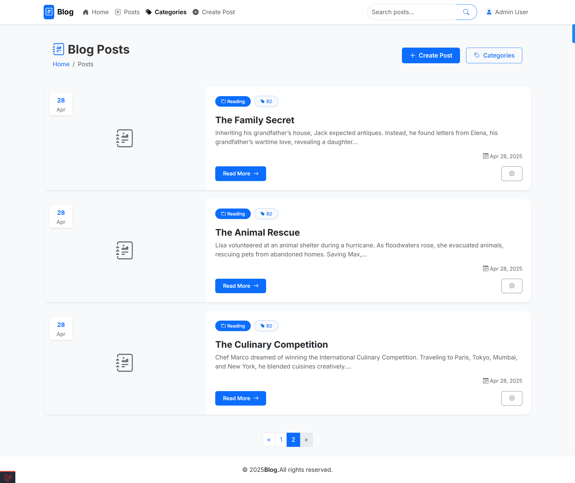 Admin Dashboard