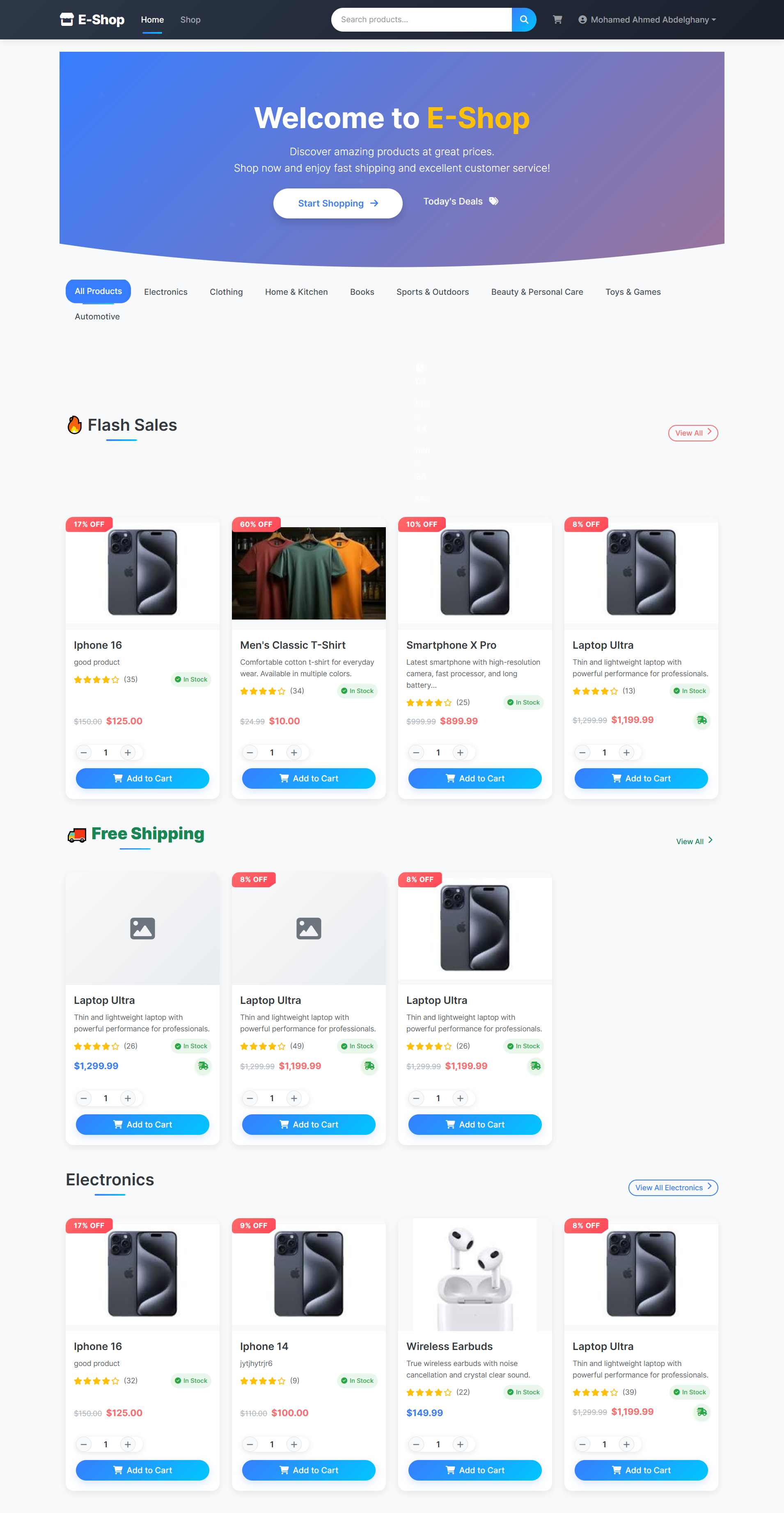 Admin Dashboard